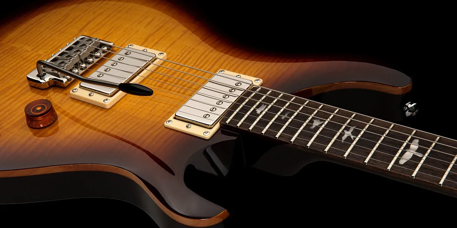 PRS SE DGT David Grissom Signature Solidbody Electric Guitar - McCarty Tobacco Sunburst — view 3