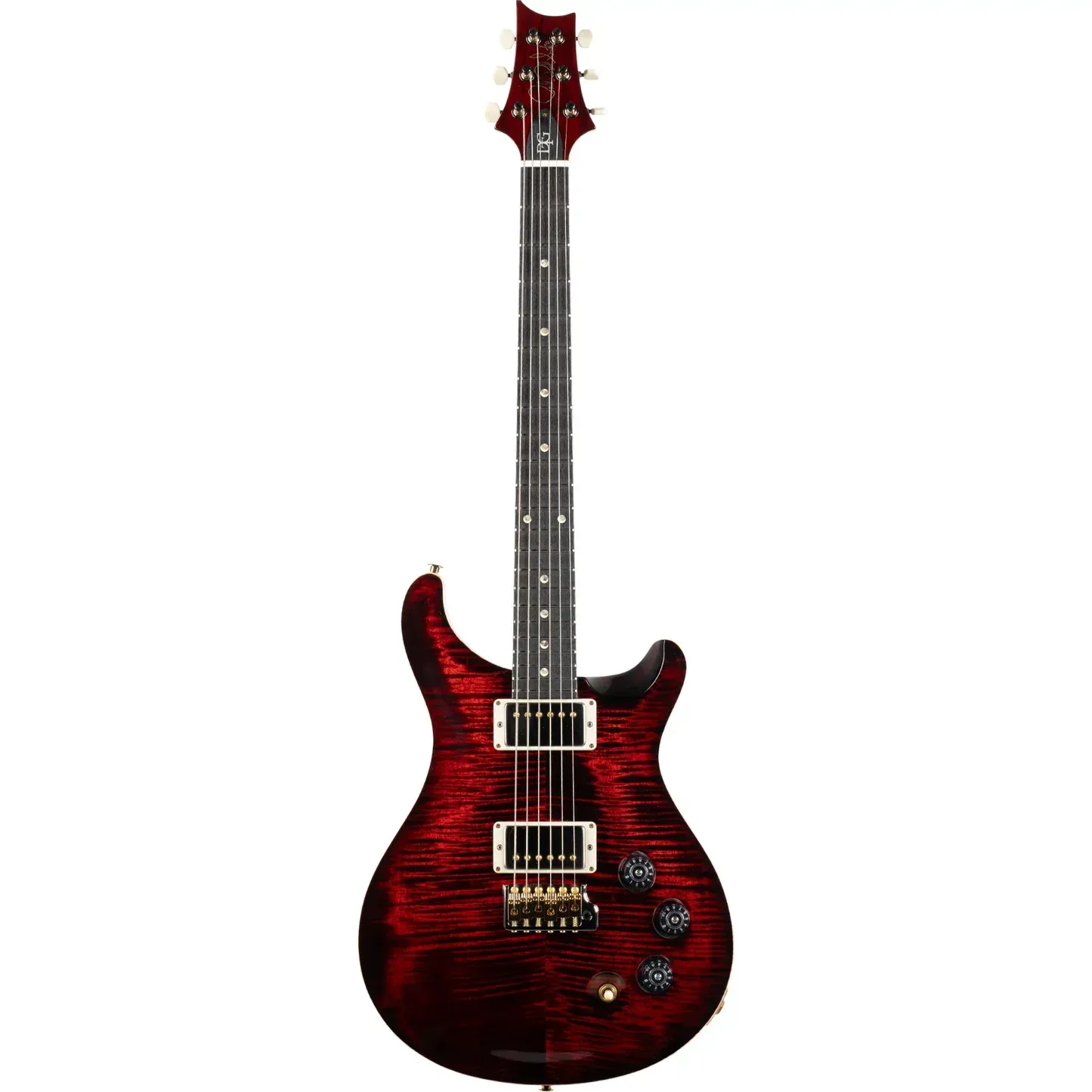 PRS DGT David Grissom Tremolo Custom Colour Fire Red Burst — view 2
