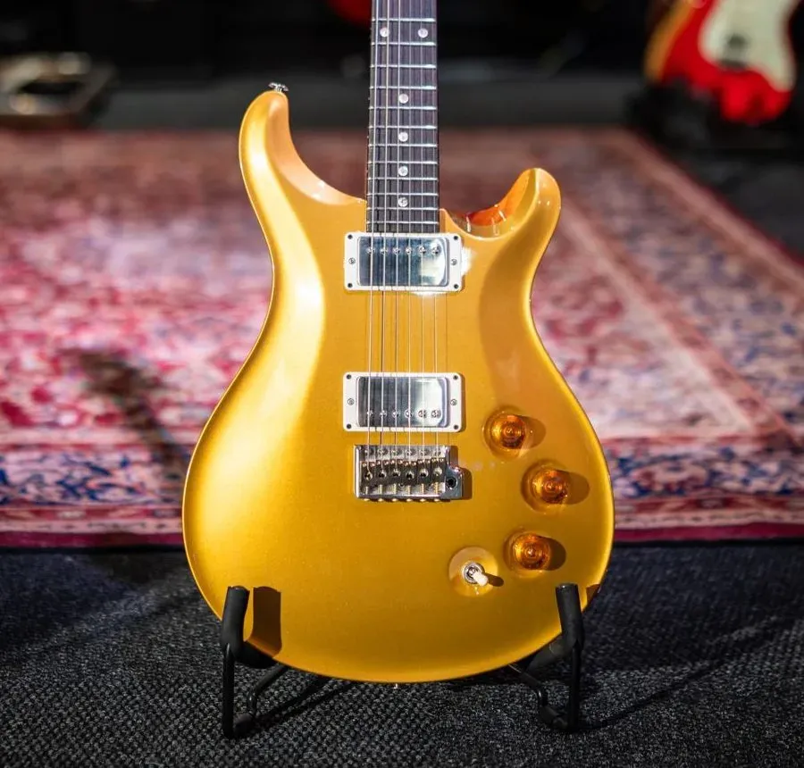 PRS DGT Electric Guitar with Moon Inlays - Gold Top