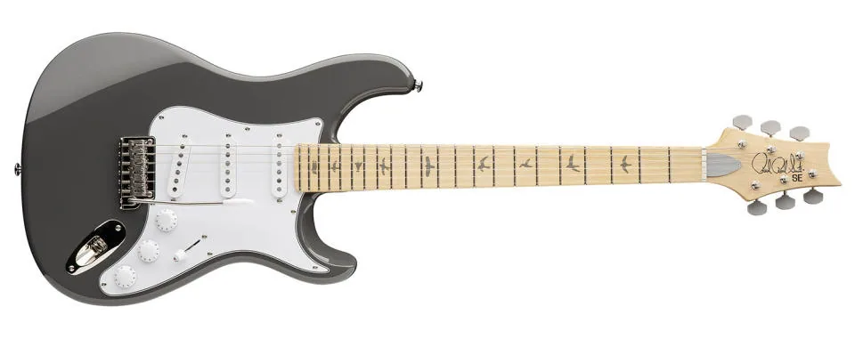 PRS SE Silver Sky Electric Guitar - Overland Gray with Maple Fingerboard — view 2