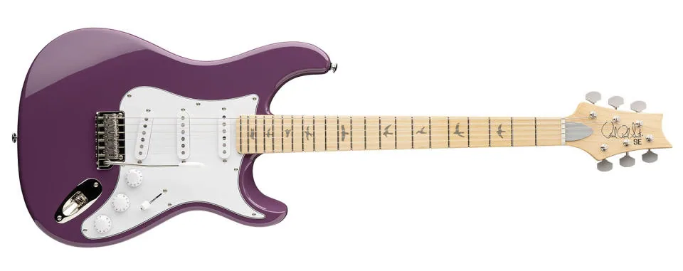PRS SE Silver Sky Electric Guitar - Summit Purple with Maple Fingerboard — view 2