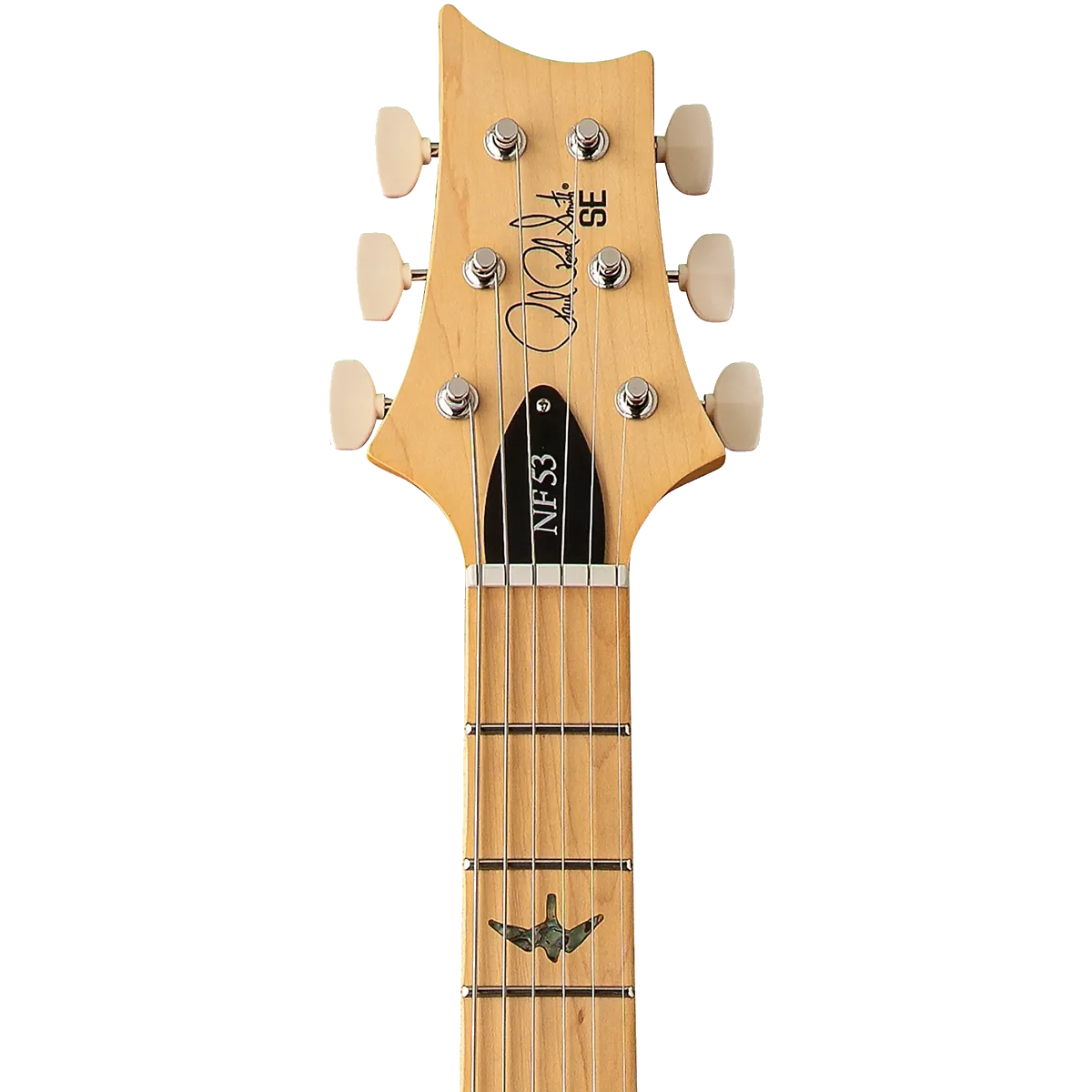 PRS SE NF 53 Electric Guitar – Black Doghair — view 5