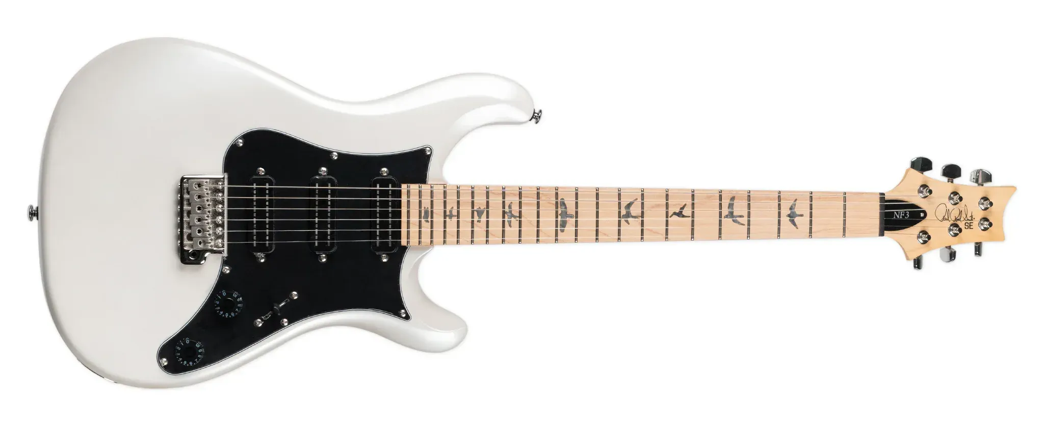 PRS SE NF 3 Electric Guitar - Pearl White — view 2