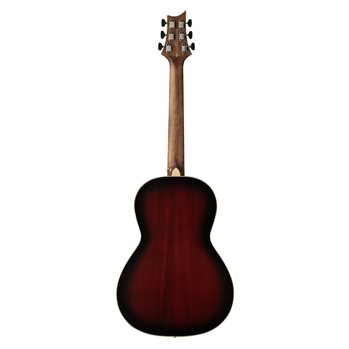 PRS SE P20 Parlor Acoustic-electric Guitar – Fire Red Burst — view 4