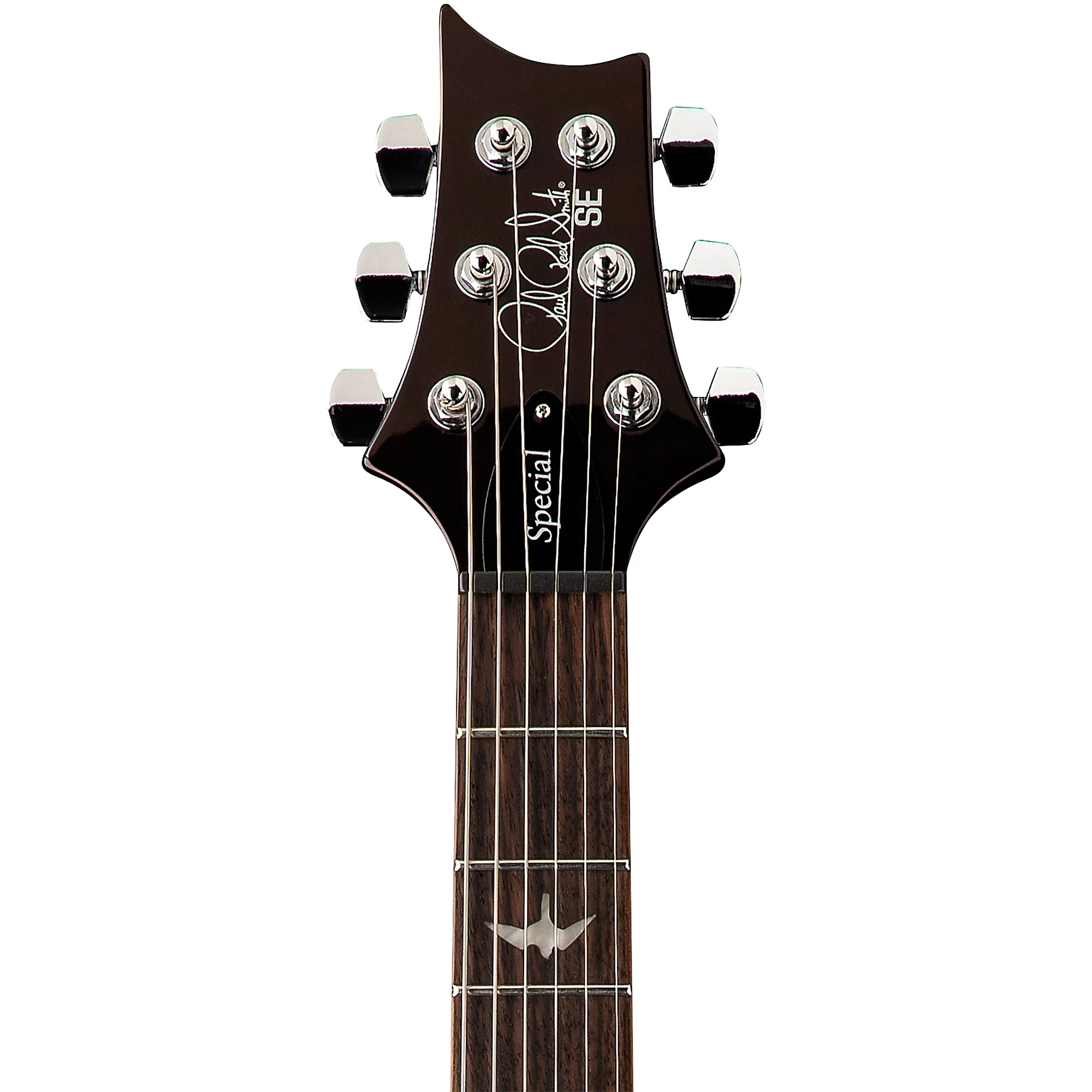 PRS SE Special Semi-Hollow Electric Guitar – Orange Tiger Smokeburst — view 5