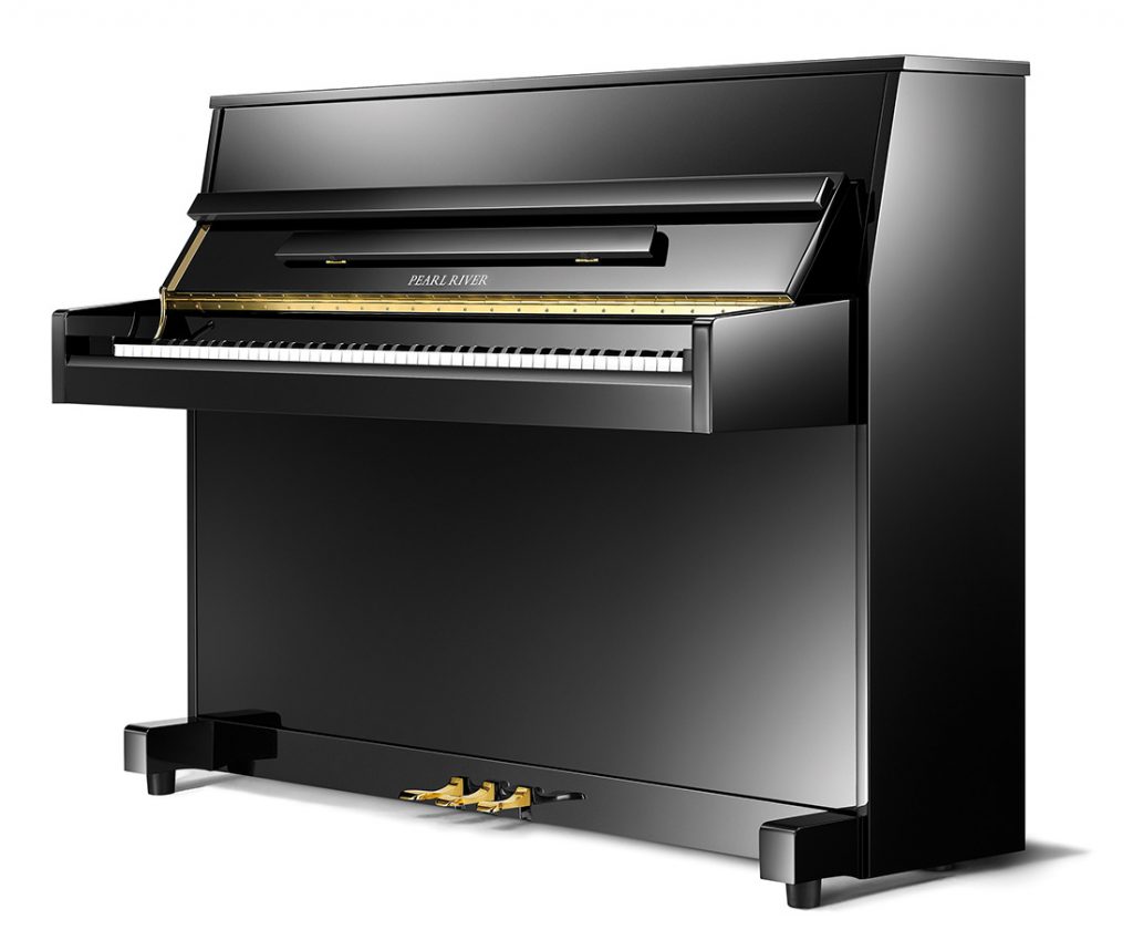Pearl River UP109D Upright Piano – Polished Ebony