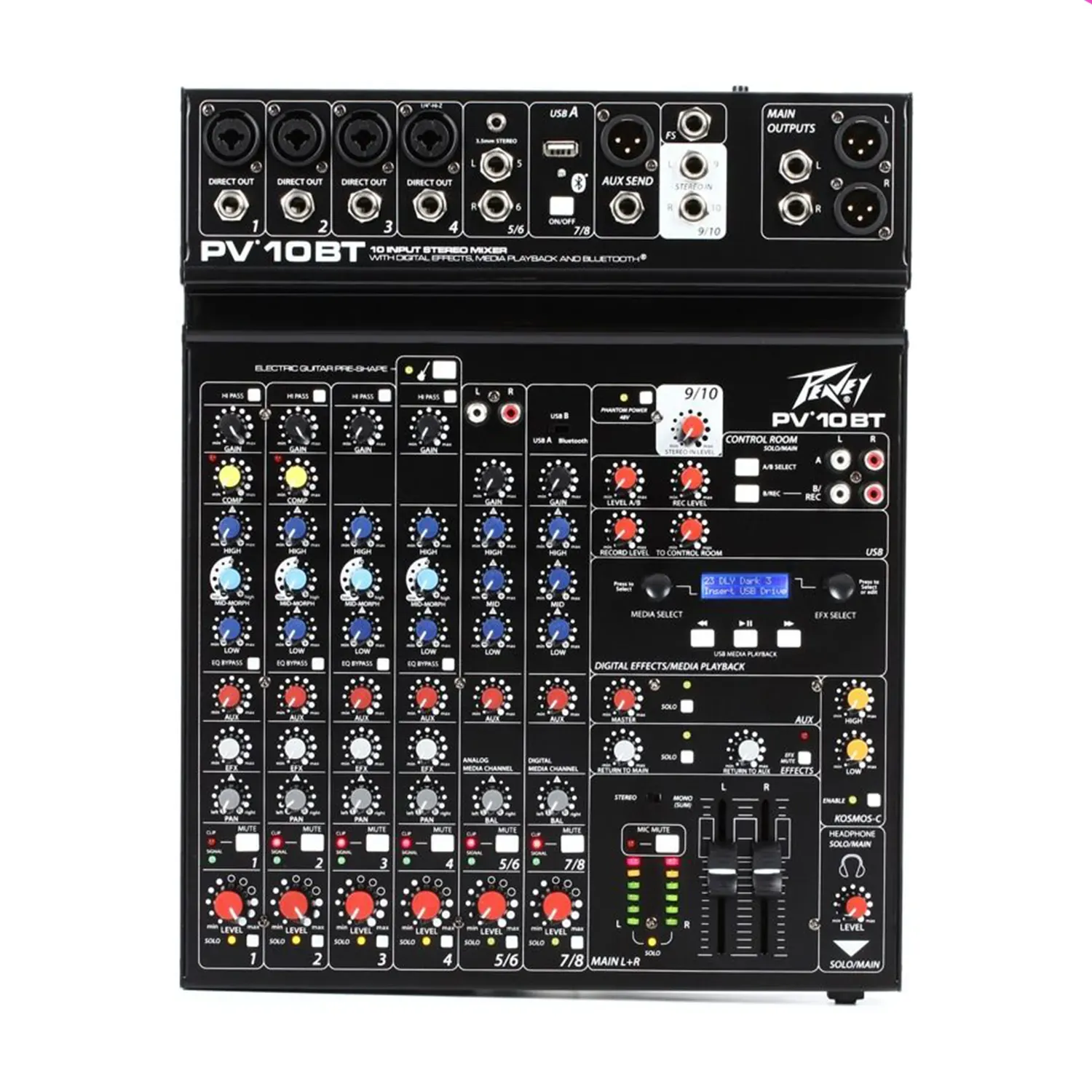 Peavey PV 10 BT Mixer with Bluetooth and Effects — view 1