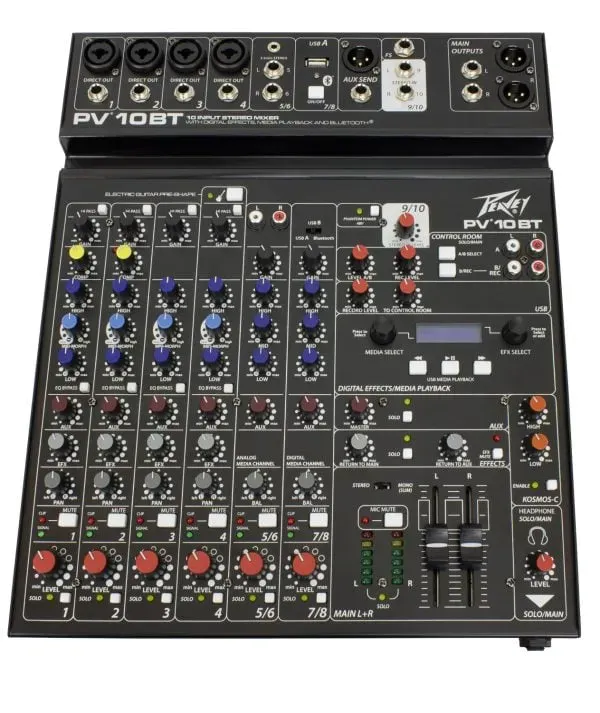 Peavey PV 10 BT Mixer with Bluetooth and Effects — view 2