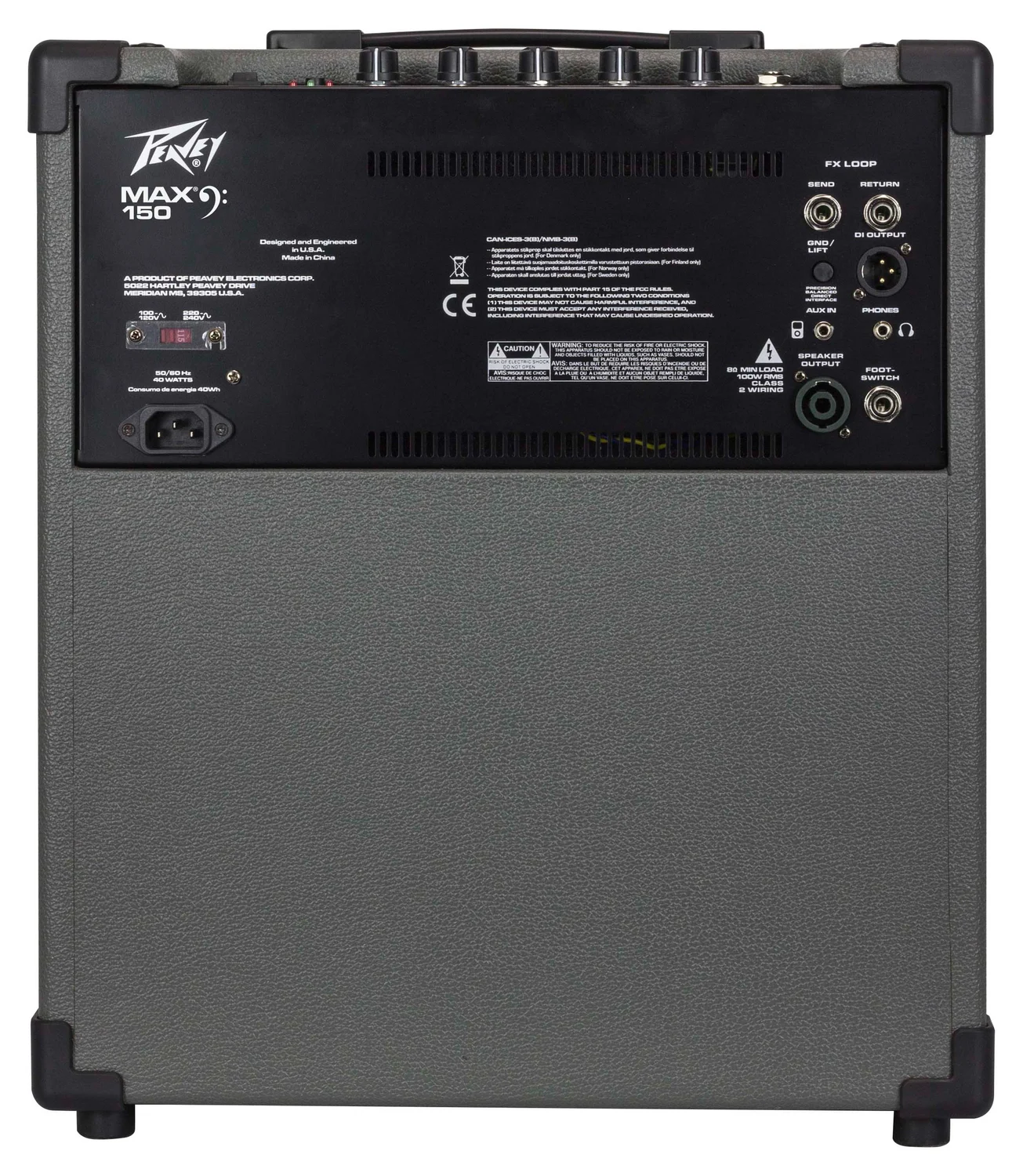 Peavey MAX 150 1 x 12-inch 150-watt Bass Combo Amp — view 4