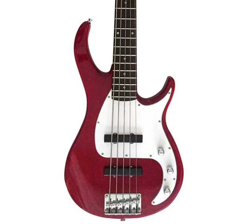 Peavey Milestone 5 BXP 5-String Electric Bass Guitar – Red — view 1
