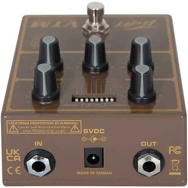 Peavey VTM Preamp Pedal Brown and Gold — view 3