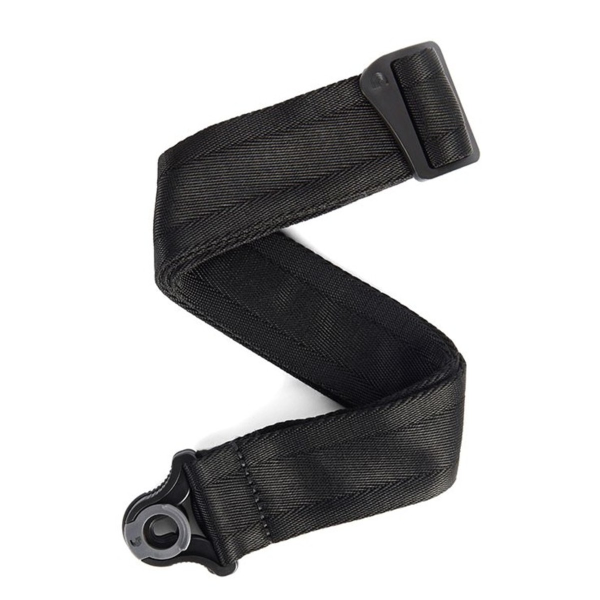 D’Addario 2-inch Nylon Auto Lock Guitar Strap – Black