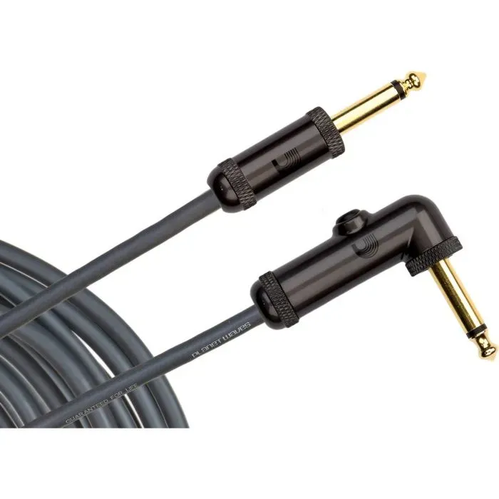 Planetwaves PWAGRA20 Custom Series 20ft Circuit Breaker Right Angled Instrument Cable — view 2