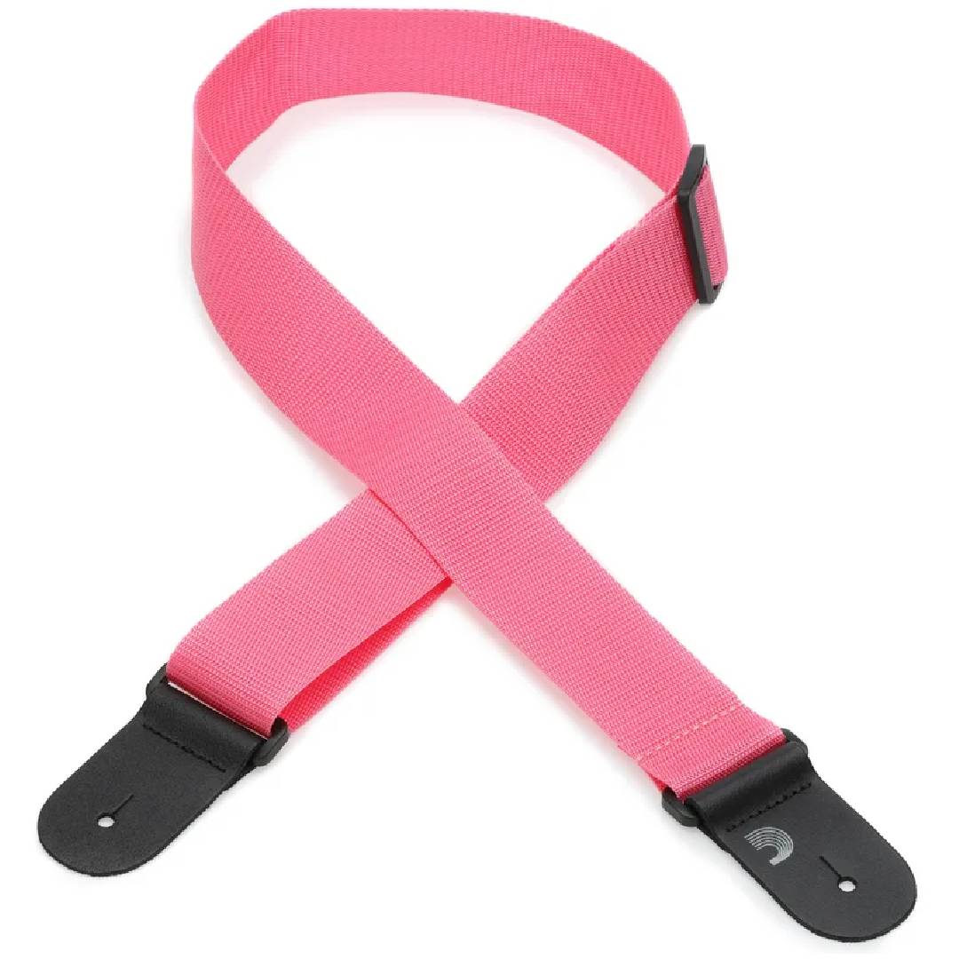 Planetwaves Polypropylene Guitar Strap (Pink) — view 1