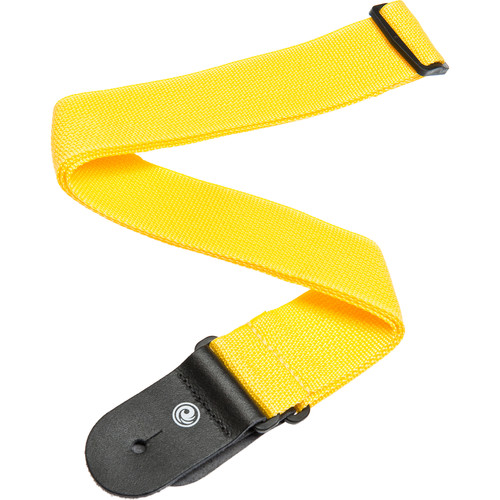 Planetwaves Polypropylene Guitar Strap (Yellow) — view 1