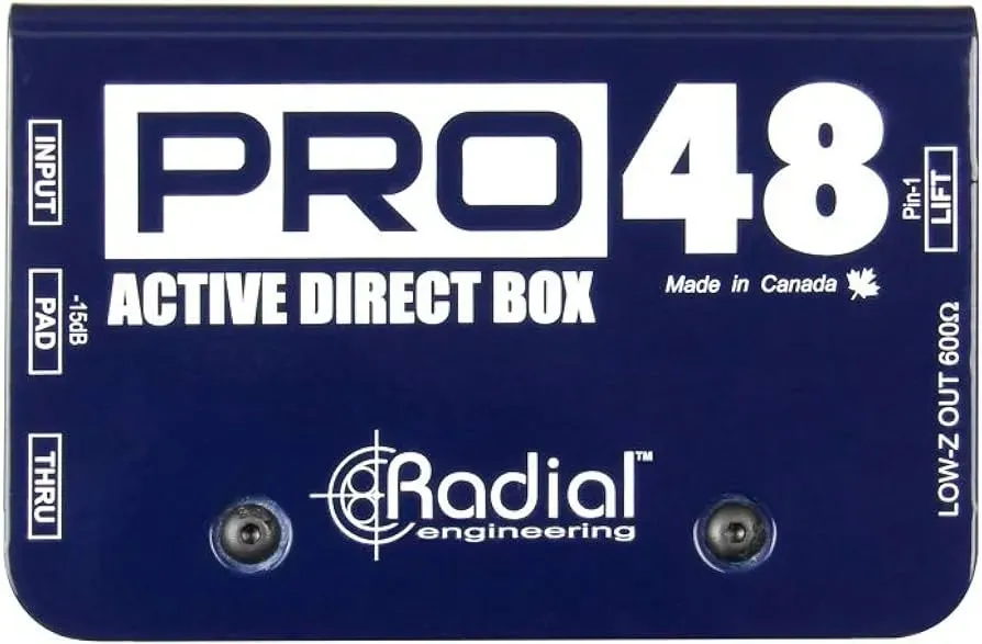 Radial Pro48 1-channel Active 48v Direct Box — view 2