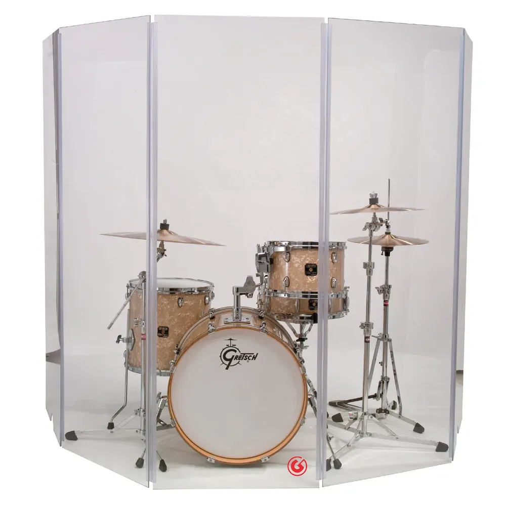 Gibraltar GDS-5 Acrylic Drum Kit 5 Pan Acoustic Shield — view 2