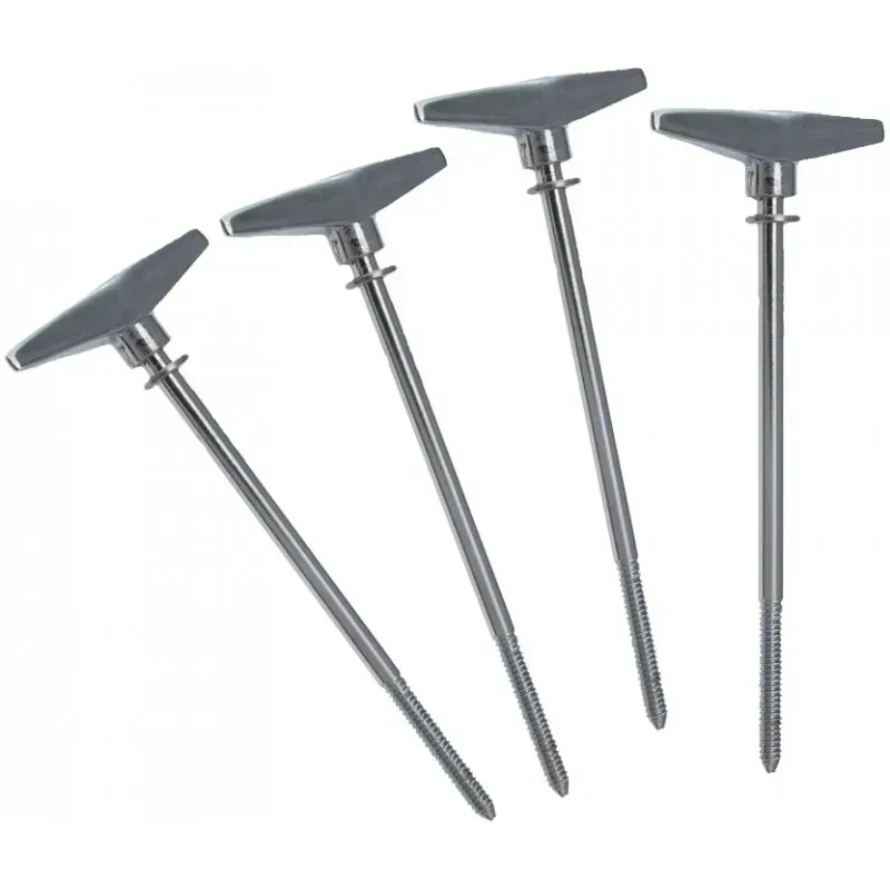 Gibraltar SC-BDTR/L 4-3/8 inch (112mm) Bass Drum T Tension Rod 4 Pack