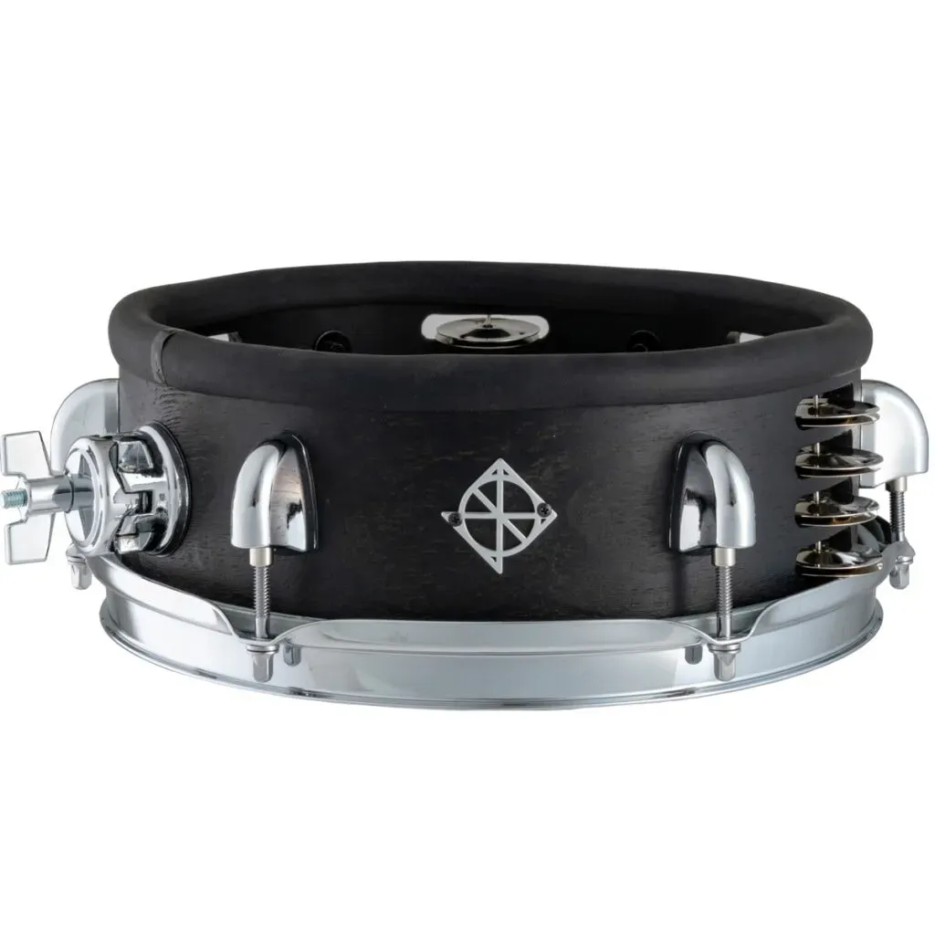 Dixon Little Roomer Snare Drum 3.5x10 inch W/Jingles Black Coal — view 2
