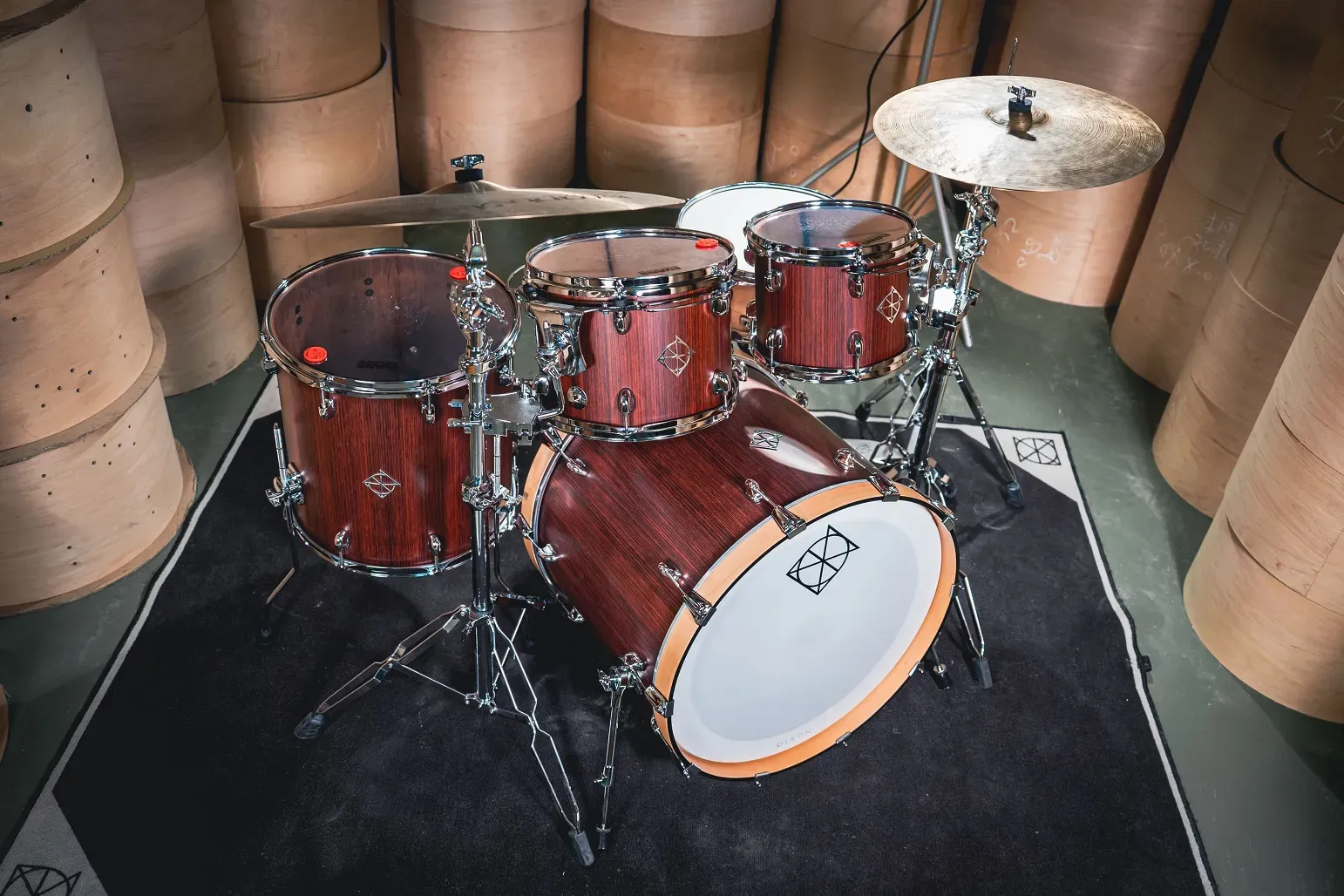 Dixon Cornerstone Select 4 Piece Kit - American Rose Wood — view 3