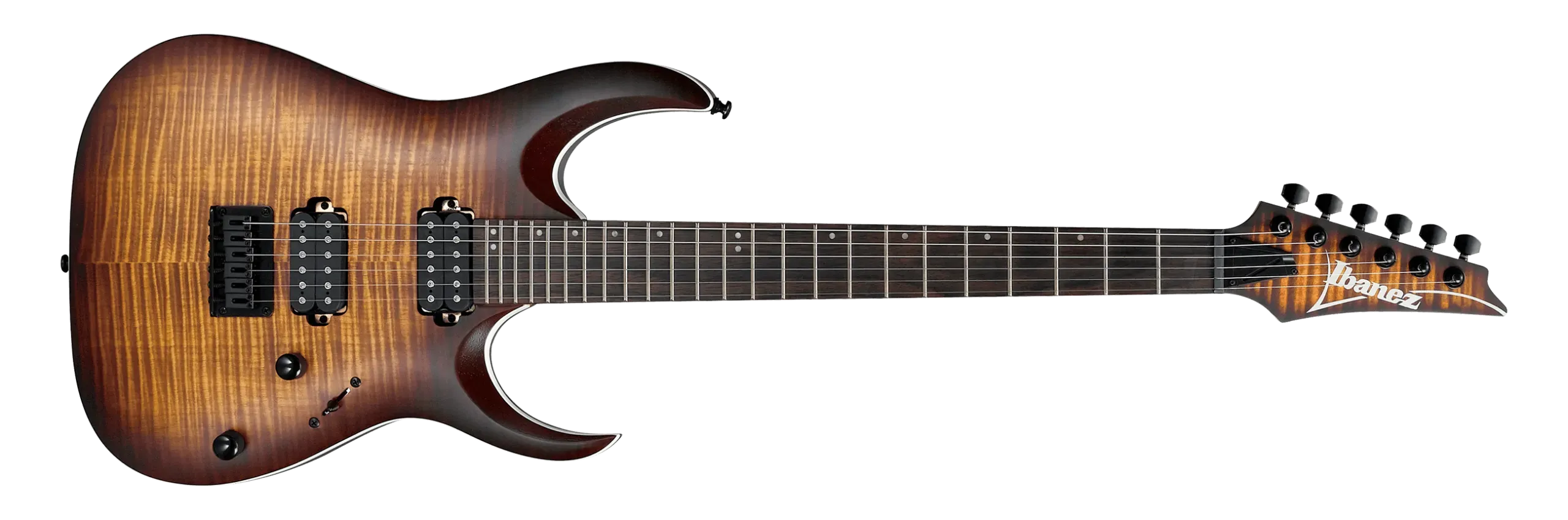 Ibanez RGA42FM Standard Electric Guitar - Dragon Eye Burst Flat — view 2