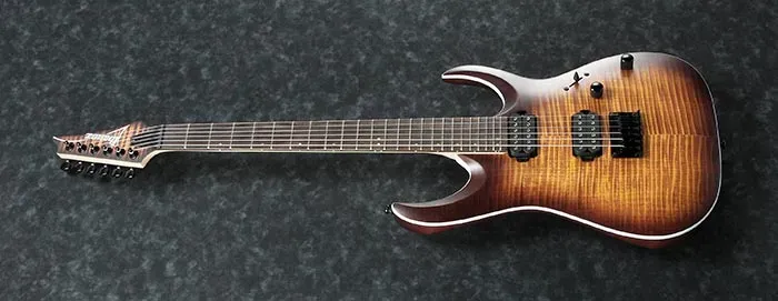 Ibanez RGA42FM Standard Electric Guitar - Dragon Eye Burst Flat — view 4