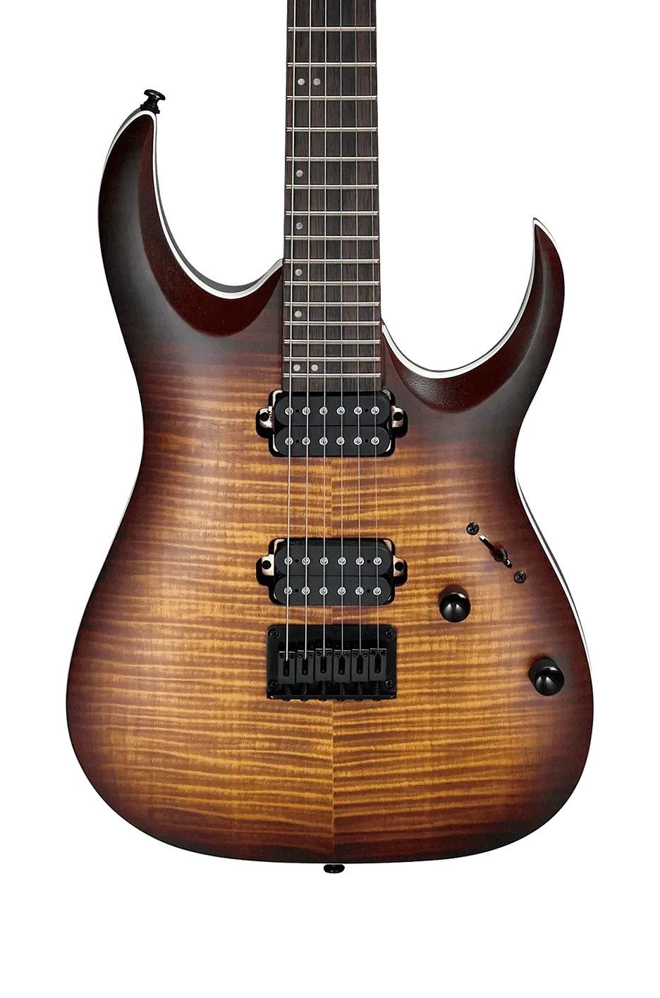 Ibanez RGA42FM Standard Electric Guitar - Dragon Eye Burst Flat — view 6