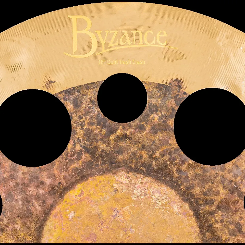 Meinl Cymbals 18 inch Byzance Dual Trash Crash Cymbal — view 6