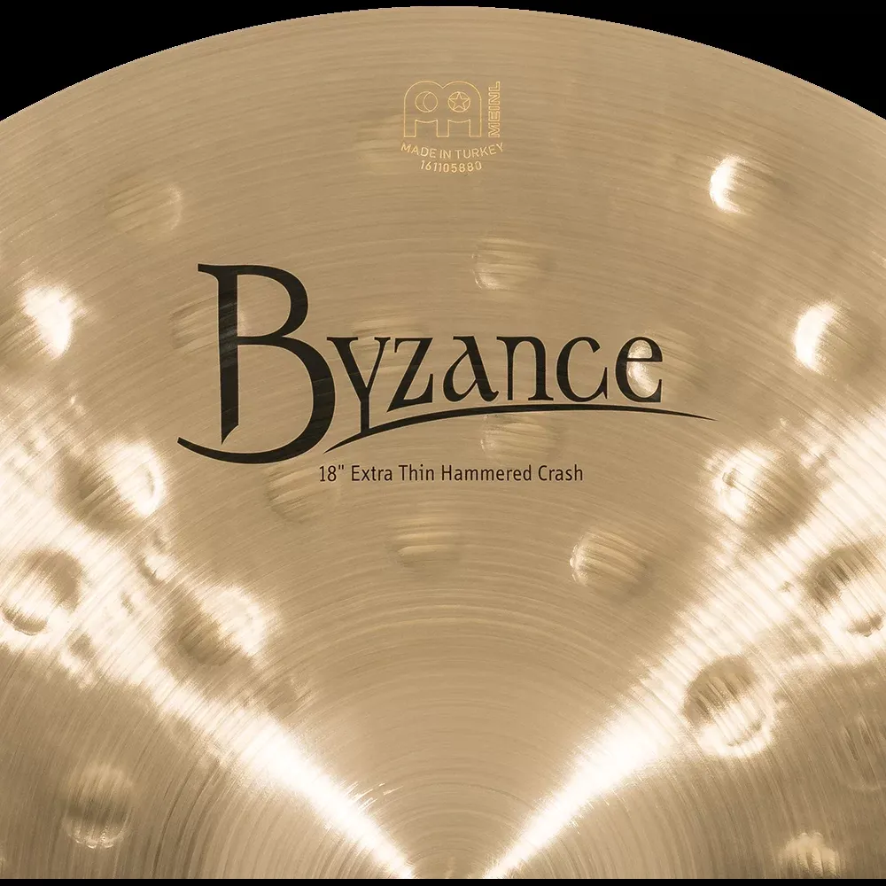 Meinl 18 inch Byzance Traditional Extra Thin Hammered Crash — view 4