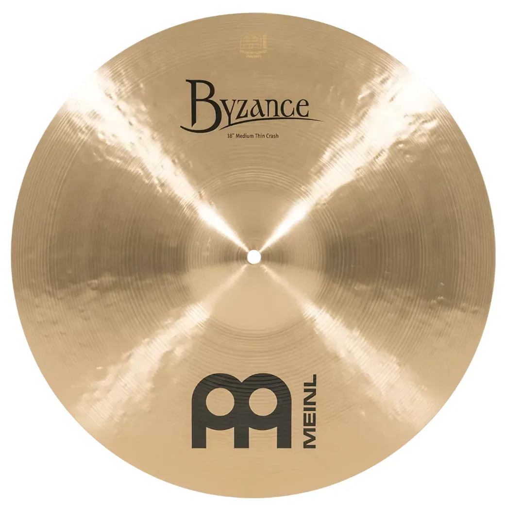 Meinl Byzance Traditional Medium Thin Crash Cymbal - 18 inch — view 1