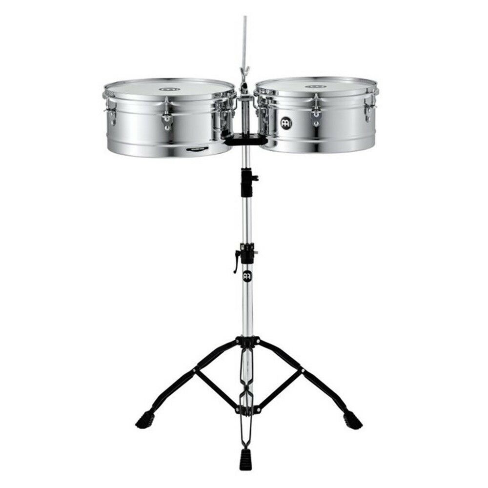Meinl HT1314CH Headliner Series 13 and 14 inch Timbales – Chrome — view 1