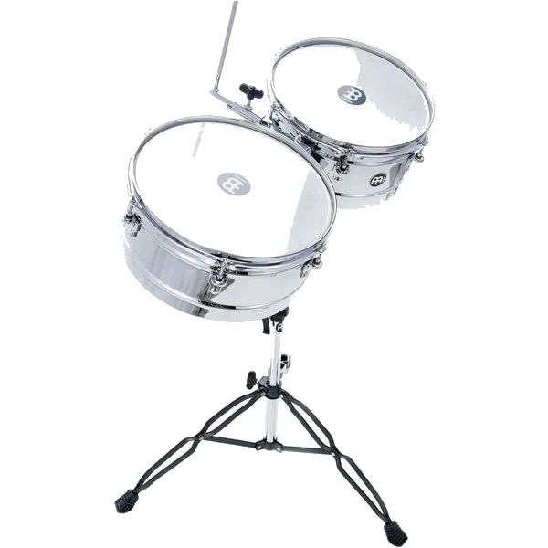Meinl HT1314CH Headliner Series 13 and 14 inch Timbales – Chrome — view 2