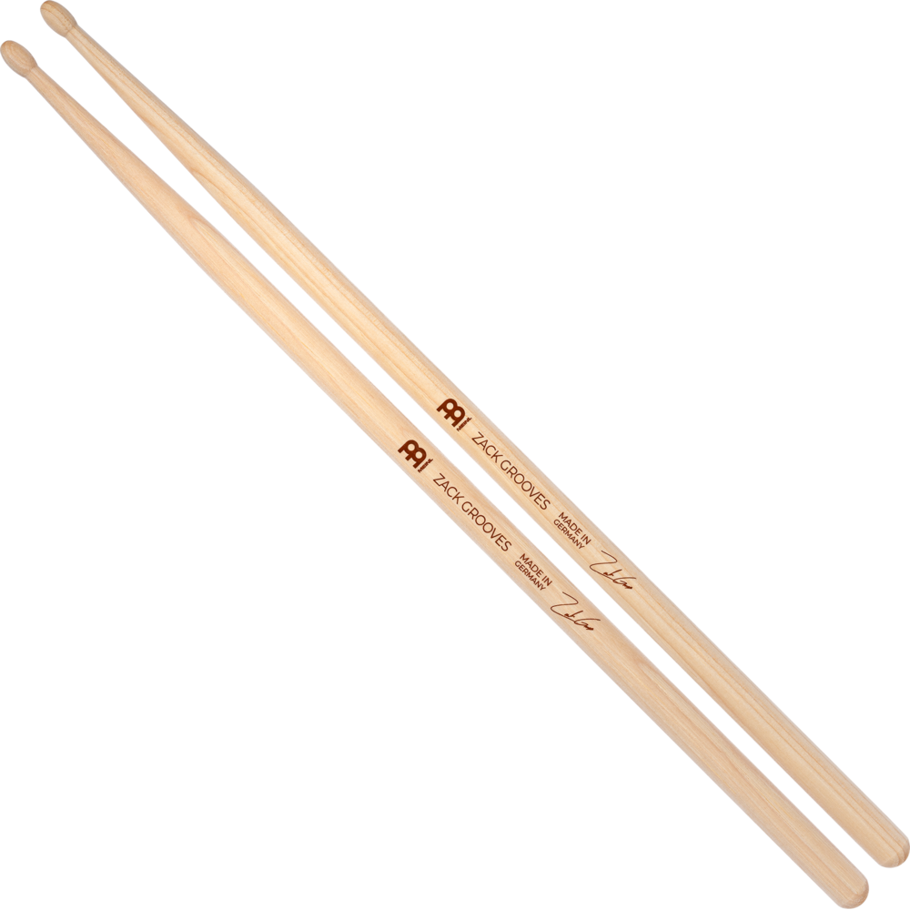Meinl ZackGrooves Signature Drumsticks – Wood Tip — view 1
