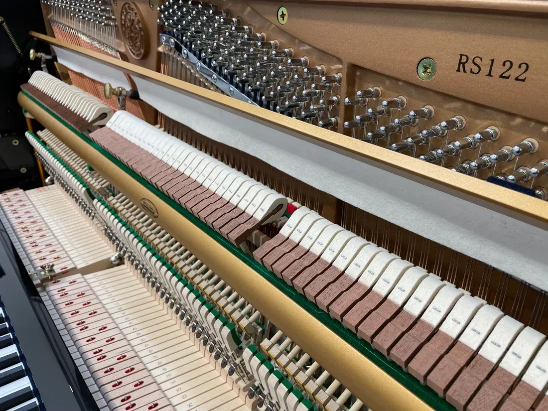 Ritmuller RS-122 Superior Line Upright Piano - Polished Ebony — view 3
