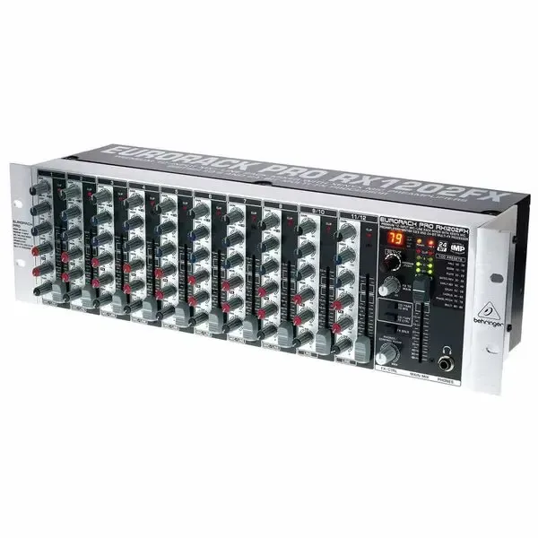 Behringer RX1202FX V2 Premium 12-Input Mic/Line Rack Mixer with Multi-FX Processor — view 1
