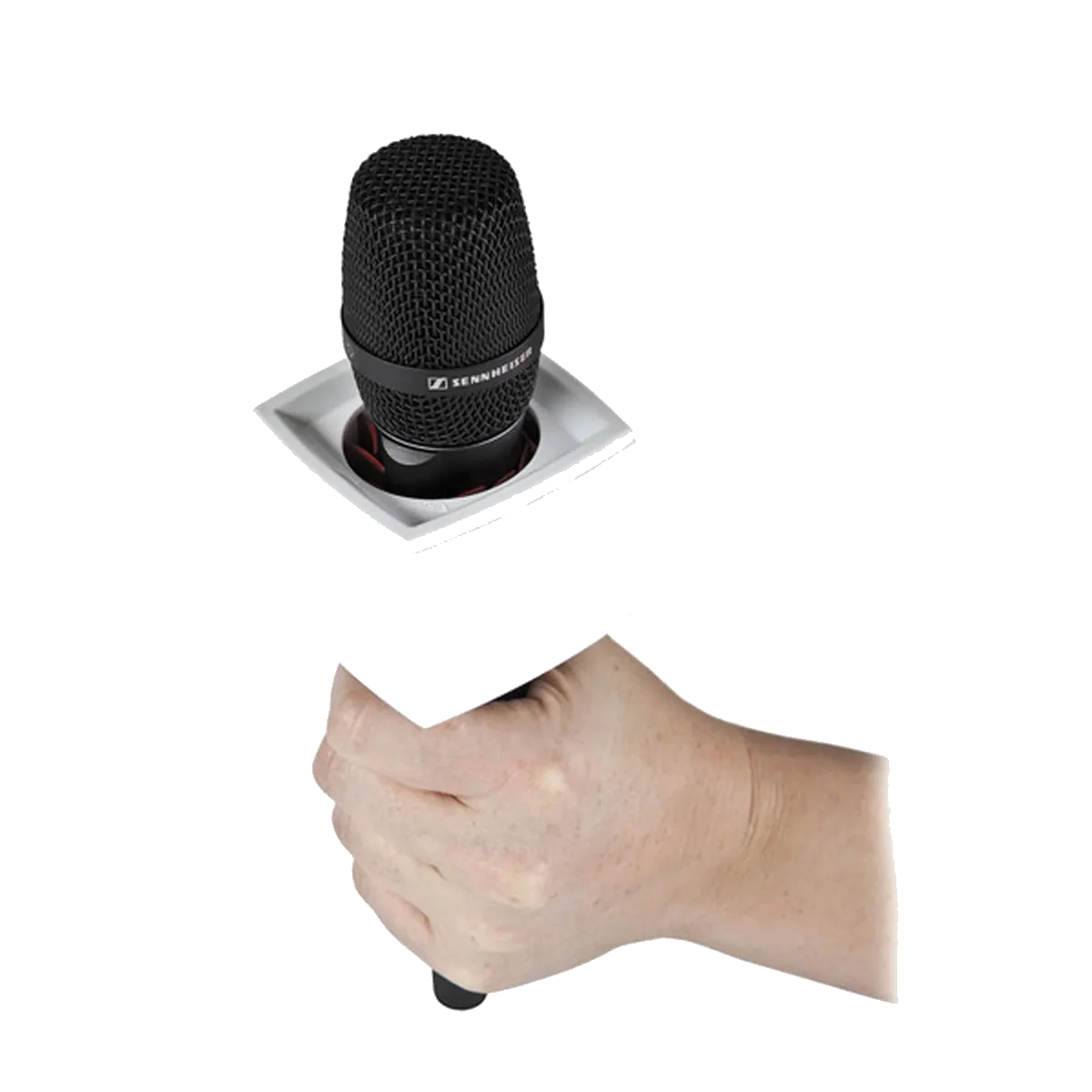 Rycote Square White Mic Flag – For 19-38mm Diameter Mics — view 2