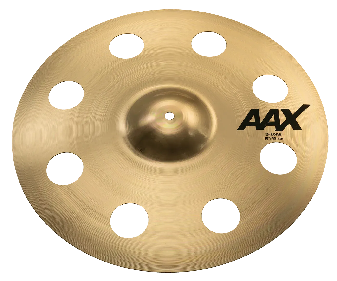 Sabian 18 inch AAX O-Zone Crash Cymbal - Brilliant Finish