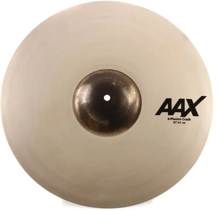 Sabian 18 inch AAX X-Plosion Crash Cymbal - Brilliant Finish — view 1