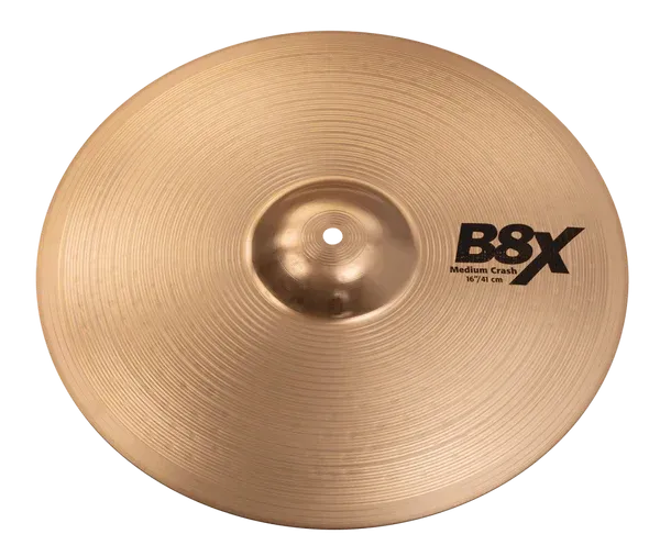 Sabian 16 inch B8X Medium Crash Cymbal — view 1