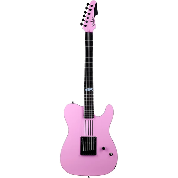 Schecter Machine Gun Kelly Signature PT Electric Guitar – Pink — view 2