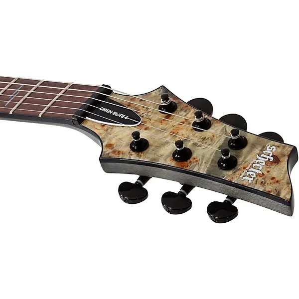 Schecter Omen Elite-6 Electric Guitar - Charcoal — view 6