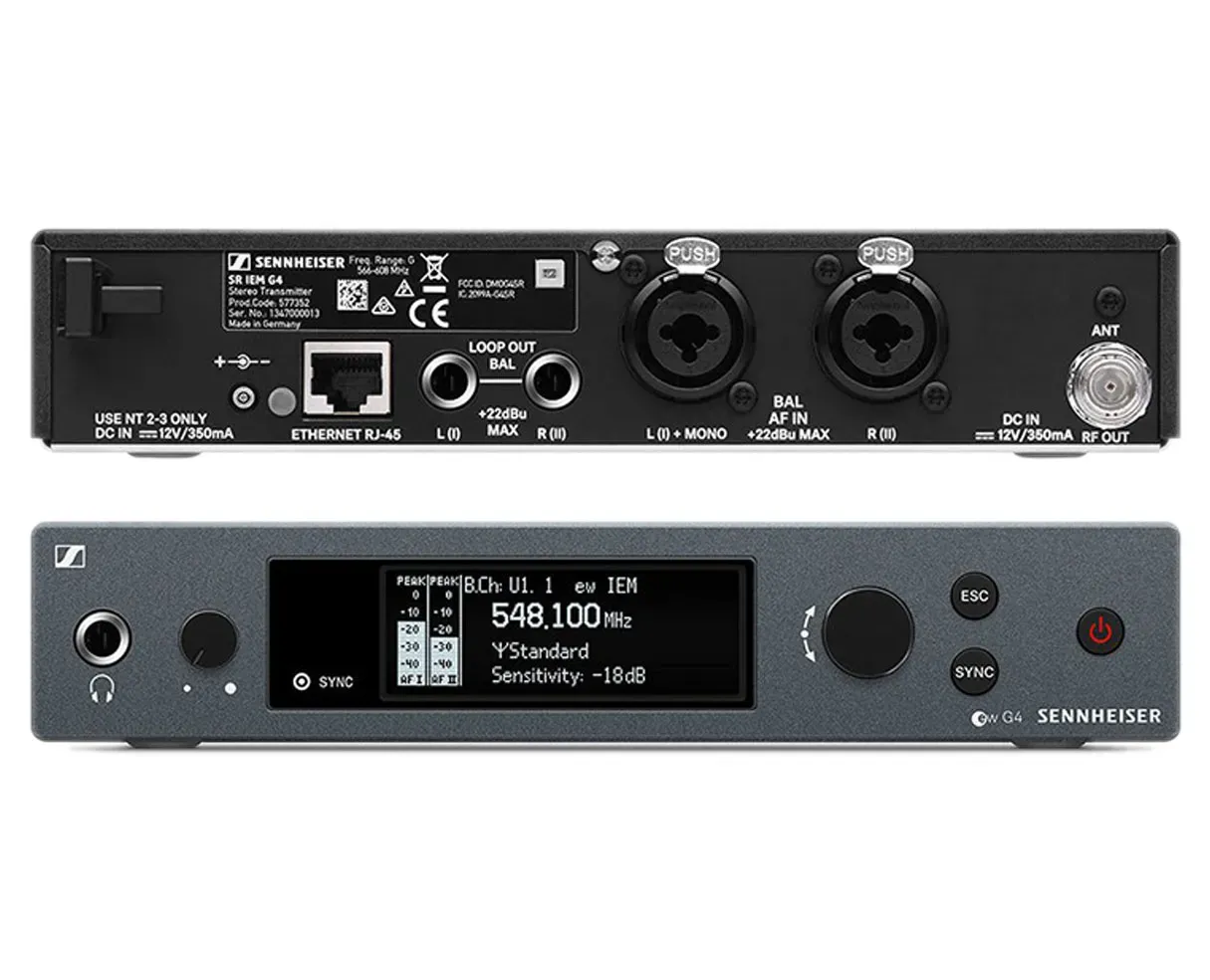 Sennheiser EW IEM G4-C Wireless In-Ear Monitoring System — view 2