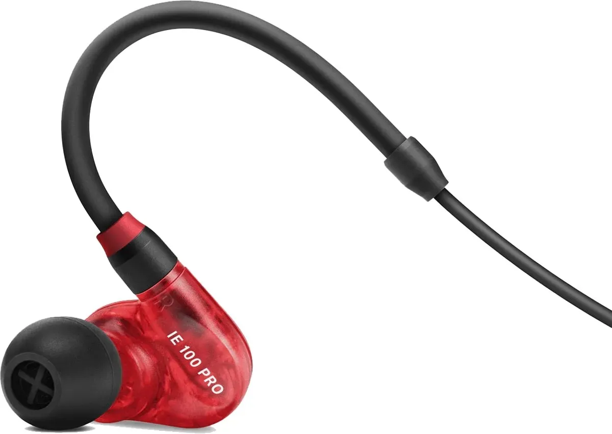 Sennheiser IE 100 PRO In-Ear Monitoring Headphones - Red — view 2