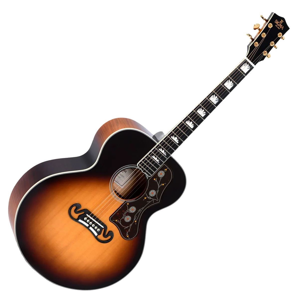 Sigma GJA-SG200 Electro Acoustic – Sunburst — view 2