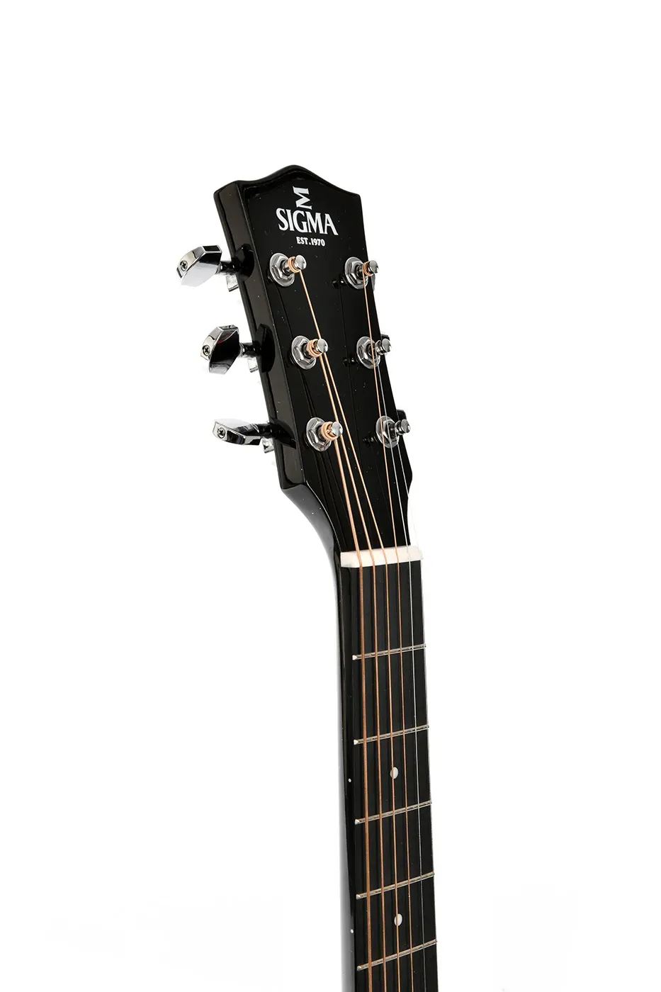 Sigma GJM-1E-MFBK Acoustic Guitar - Black Sparkle — view 4