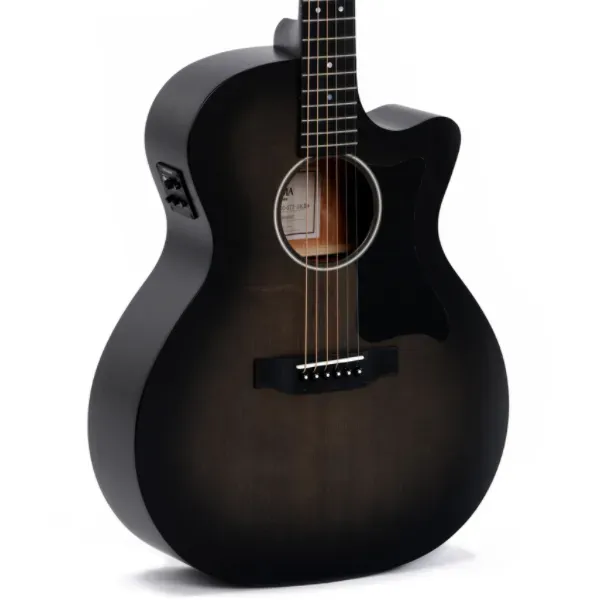 Sigma GMC STE BKB Acoustic Electric Guitar – Black Burst
