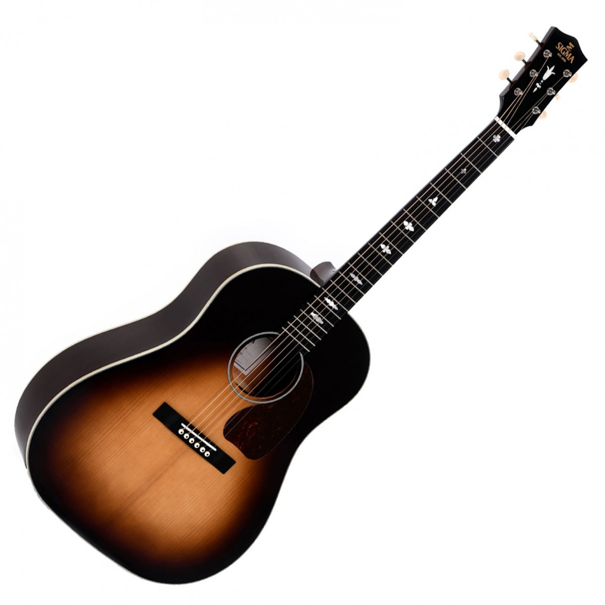 Sigma SJM-SG45 Electro Acoustic Guitar – Sunburst — view 2
