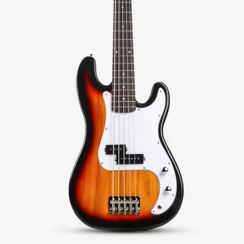 Smiger G-B1-5 5-String Electric Bass Guitar – Sunburst — view 1