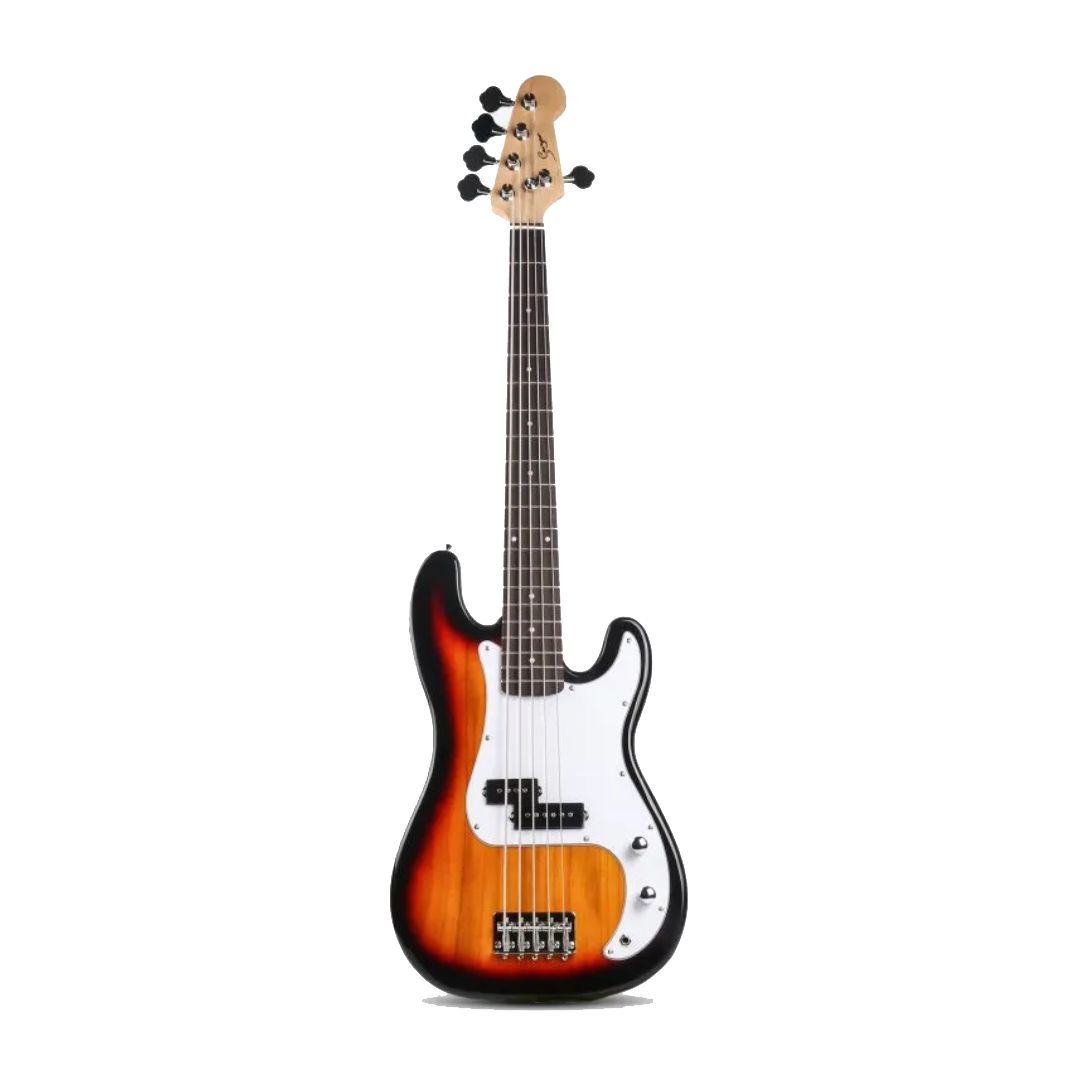 Smiger G-B1-5 5-String Electric Bass Guitar – Sunburst — view 2