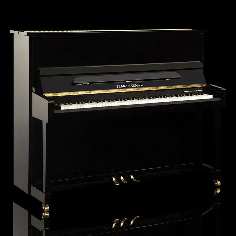 Sandner RS120 Black Satin Upright Piano